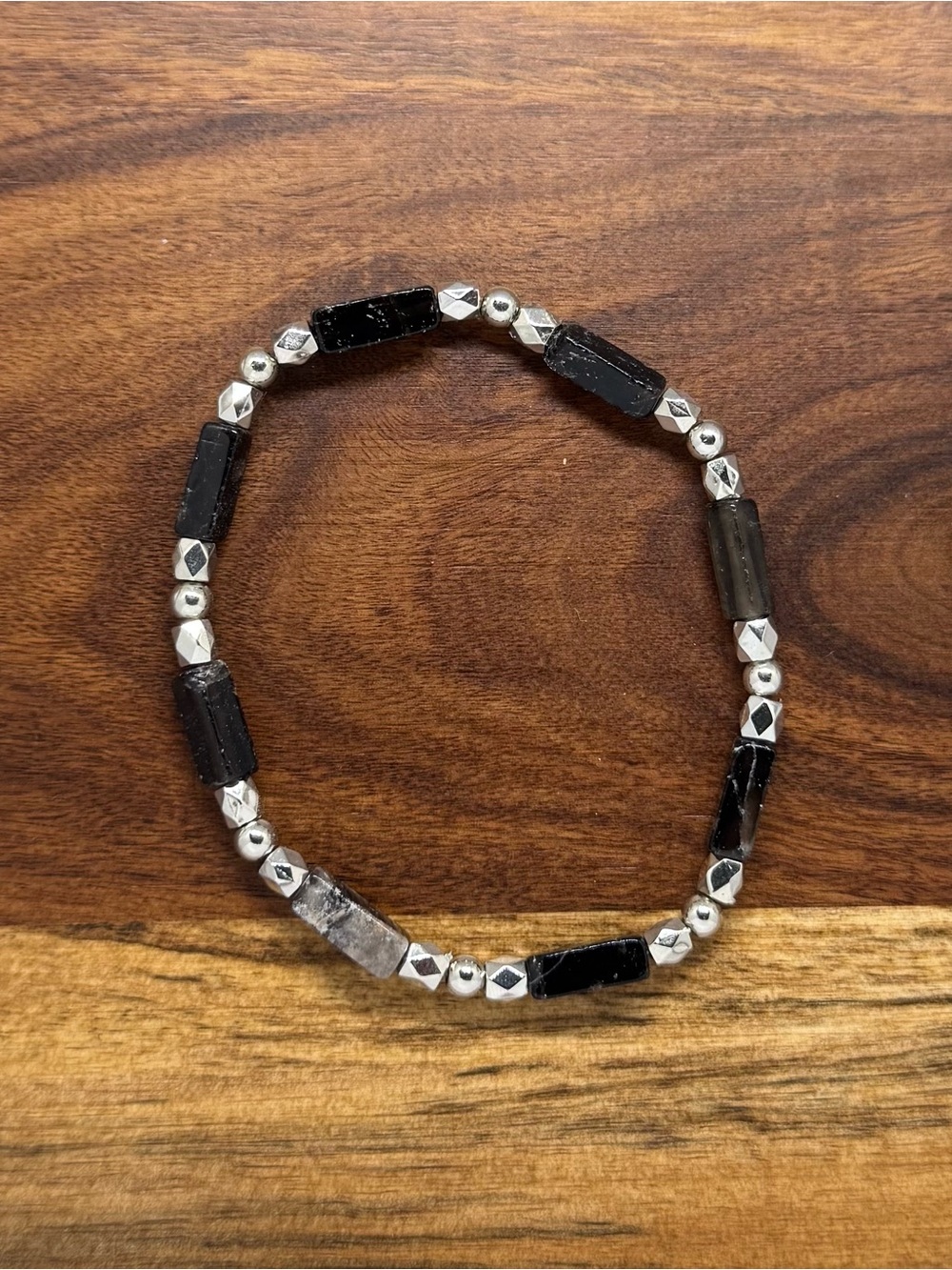 ✨ Handmade Tourmaline Stretch Bracelet ✨